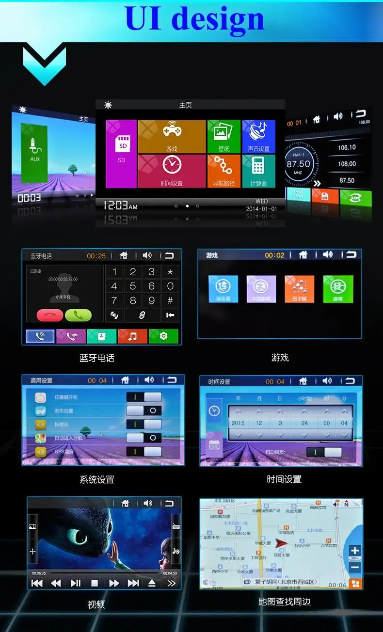 Excellent universal 1 Din 7" Car DVD GPS player with audio Radio stereo,USB/SD,BT,free map,rear view camera,Manually retractable screen 10 Excellent universal 1 Din 7" Car DVD GPS player with audio Radio stereo,USB/SD,BT,free map,rear view camera,Manually retractable screen 10