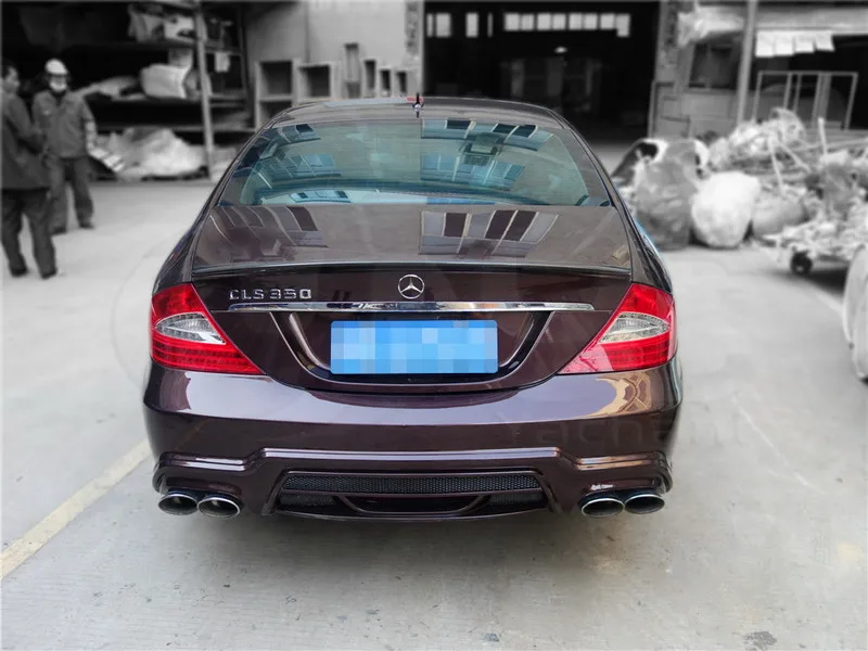2005-2010 Mercedes Benz W219  CLS Sedan Wald Black Bison Edition Style Rear Bumper FRP (14)
