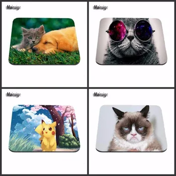 

2017 Custom Design Cats Animals Dogs Pets Printed Pattern Professional Gaming Notebook Mouse Pad Mouse Pads Decorate Your Desk