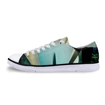 

2019 Man Vulcanized Shoes Sneakers man Lace-up Casual Shoes Breathable Walking High Quality Board Canvas Shoes Painting Print