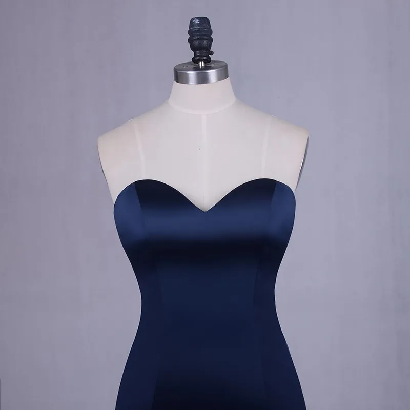 Cheap and Simple Party Evening Dress Long 2018 Sweetheart Navy Blue Mermaid Prom Dresses Formal Women Evening Gowns off Shoulder Cheap and Simple Party Evening Dress Long 2018 Sweetheart Navy Blue Mermaid Prom Dresses Formal Women Evening Gowns off Shoulder