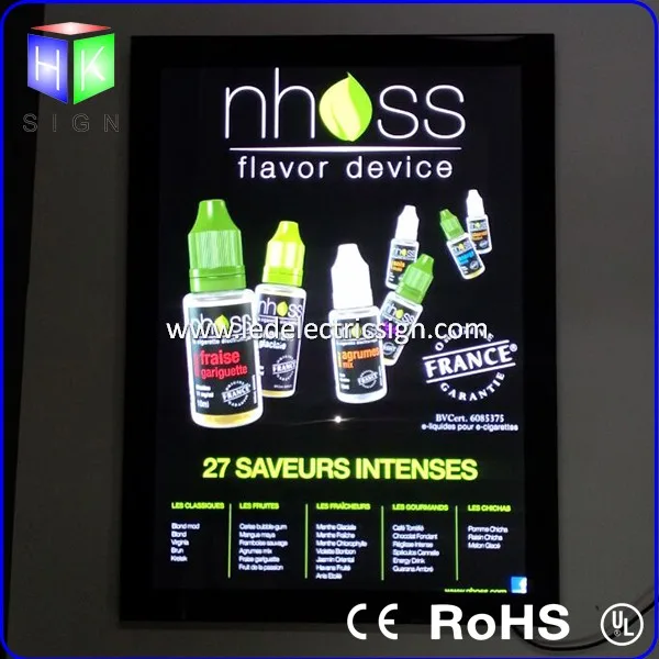 

A5 size ad magnetic photo frame led light box free shipping