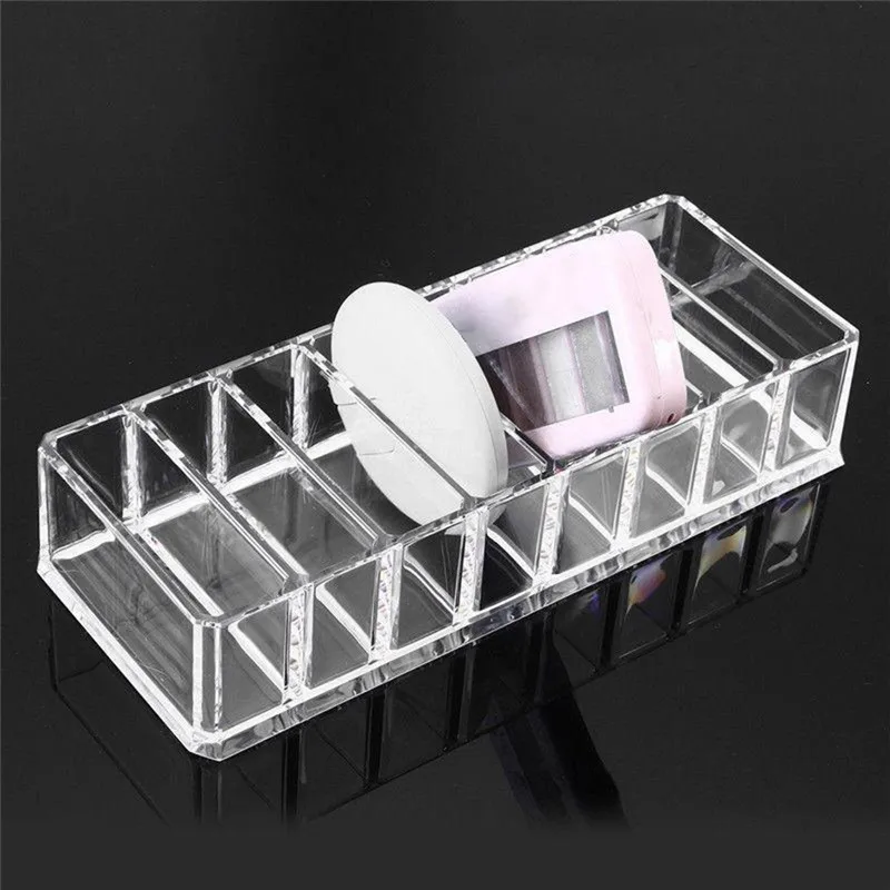 8 Grid Acrylic Makeup Organizer Storage Box Case Lipstick Powder