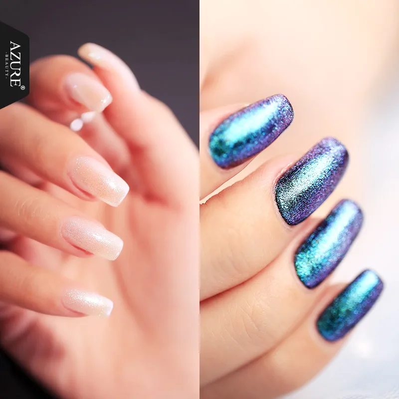 Azure beauty Хамелеон УФ-гель для ногтей Phantom Led Nail Art Гель лак Полупостоянный Гибридный лак нужен черный гель