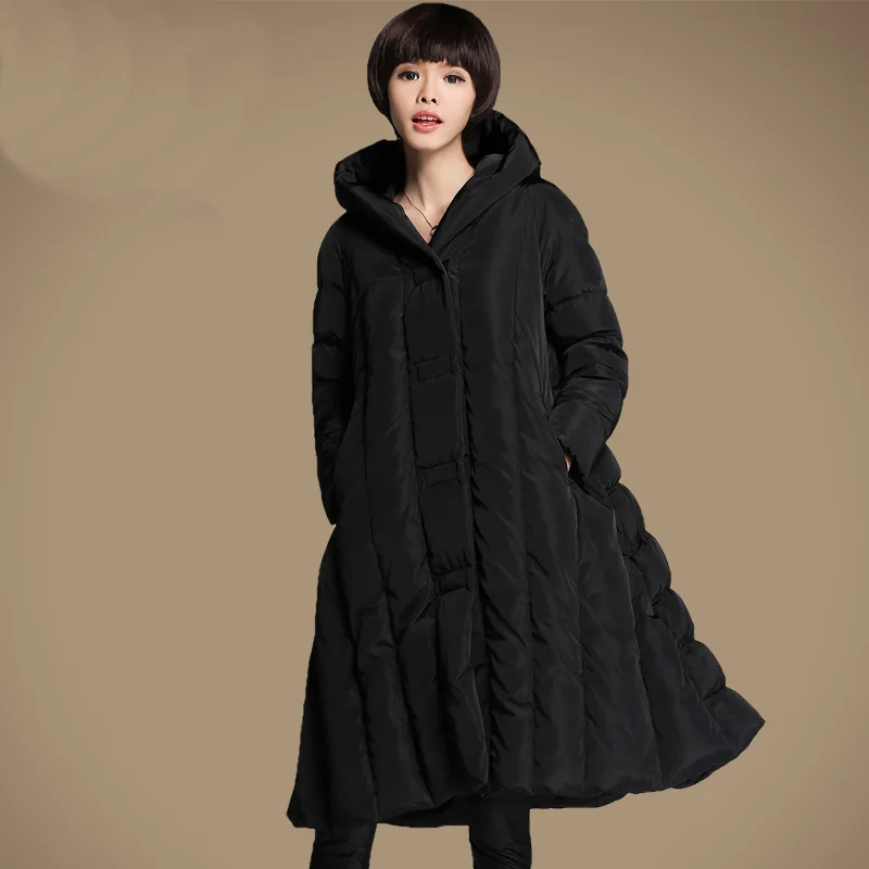 Jaqueta feminina, нейлон,, свободный Женский Повседневный стиль, толстый пуховик, новое зимнее пальто, большой размер