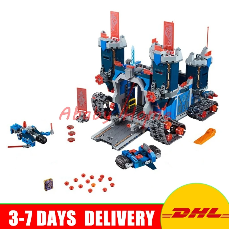 

DHL Bela 10490 Nexus Knights The Fortrex Castle Educational Building Blocks Bricks Model Toys Gifts compatible 70317