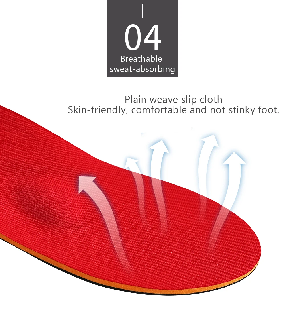 3ANGNI Orthotic Shoe Insoles Arch Support Insole Orthopedic Flat Feet Heel Pain Plantar Fasciitis Men Woman Inner Sole Cushion