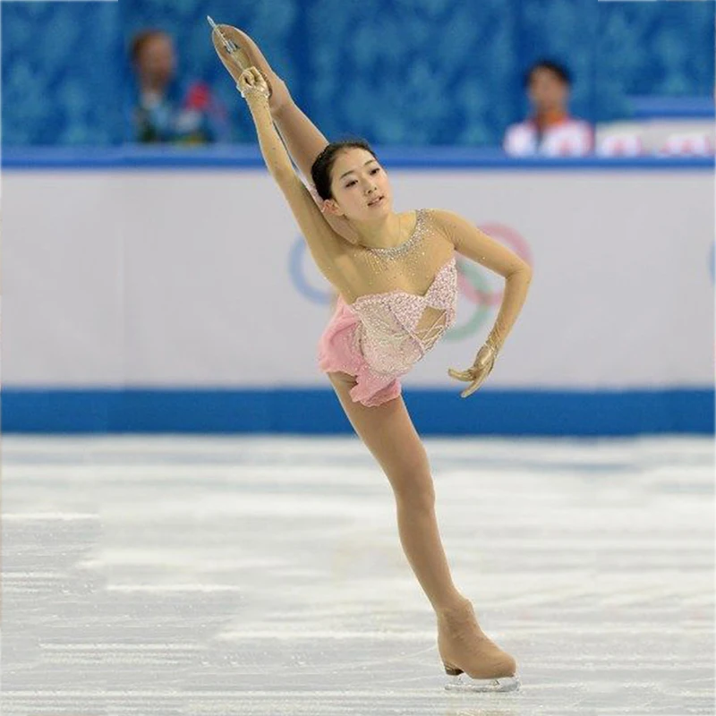 

Customization Rhythmic Gymnastics Leotard RG Acro/Ice Skating Dress Tap Costume Twirling Dance/Ice Skating Clothing