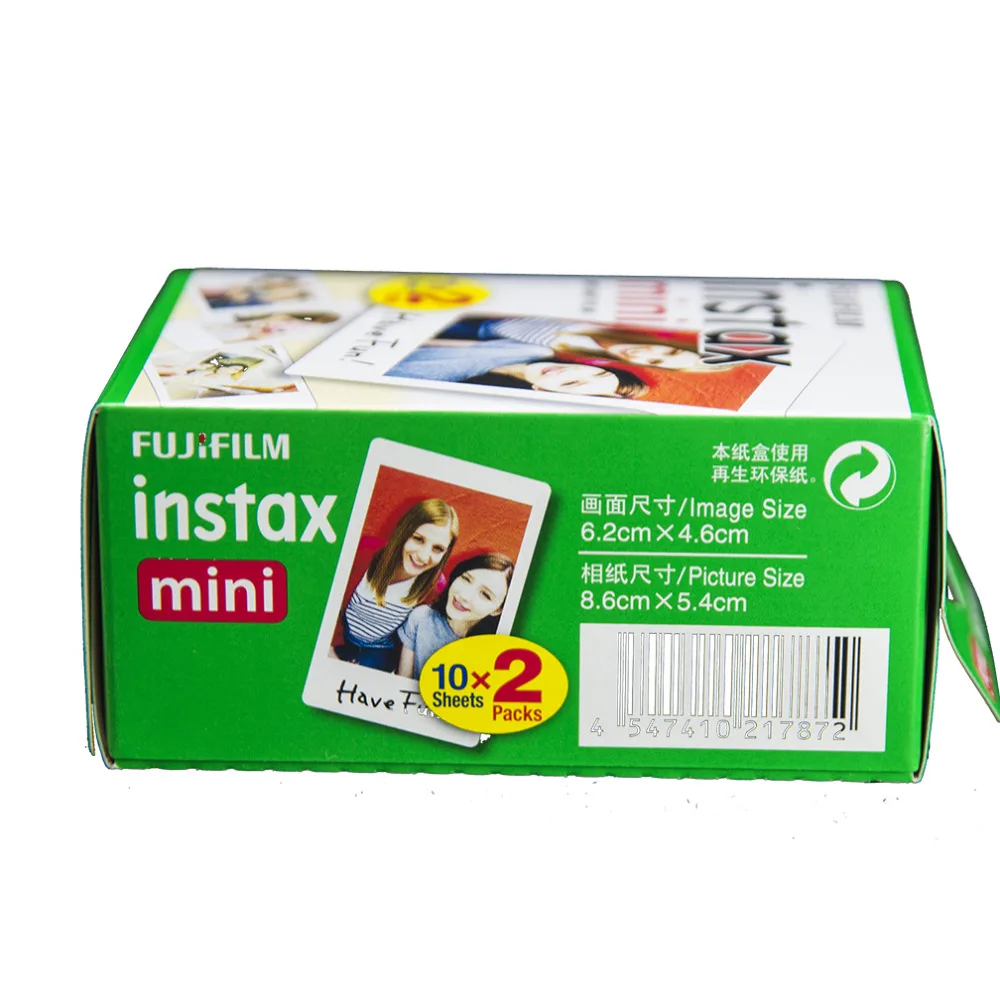 100 листов оригинальная пленка Fujifilm Fuji Instax Mini белый лист для Polaoird mini 7 7s 8 9 10 20 25 30 50s 55