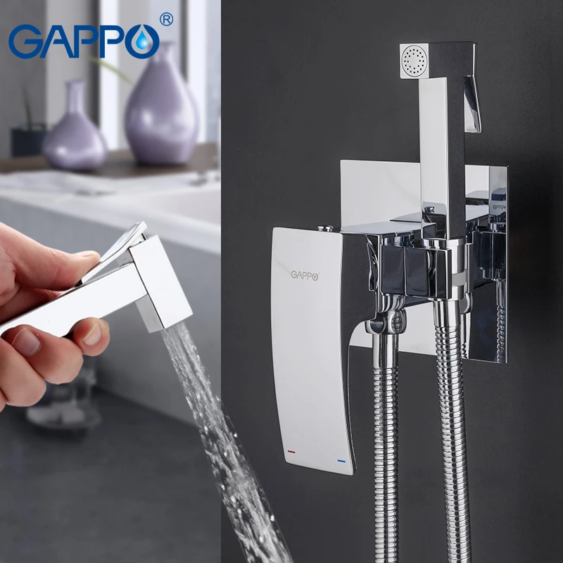 Billig GAPPO Bidets messing wc spray wasserhahn chrom überzug wasserhahn bidet badezimmer bidet dusche wc wasser spray bad duschen