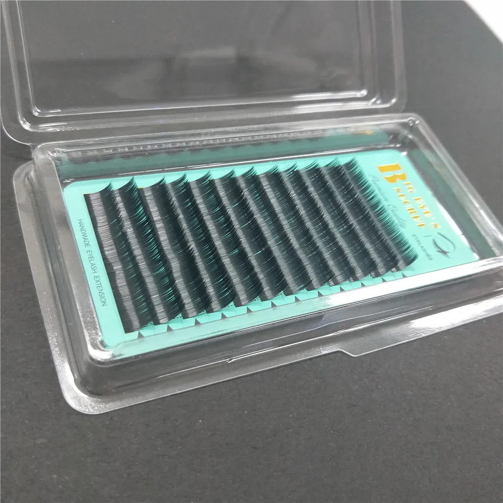 

Free shipping cashmere shiny eyelashes extension lashes ellipse fit Flat roots eyelash extension 0.20 B C D curl