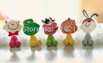 

Cute Cartoon sucker toothbrush holder suction hooks bathroom set accessories Eco-Friendly