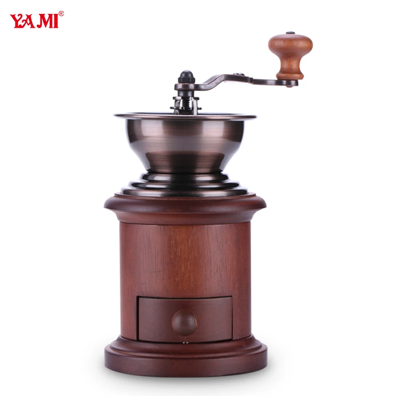 

Taiwan original wood drums manual coffee beans grinder