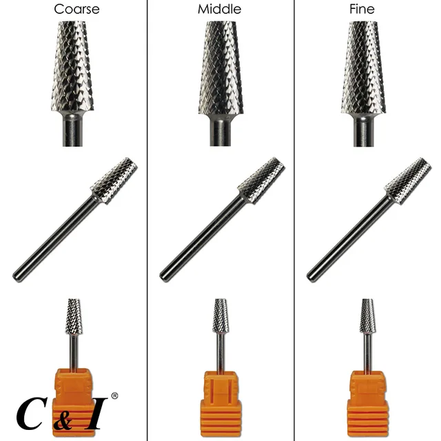 Tapered Barrel Nail Drill Bit Carbide For Electric Tapered Barrel Nail Drill Bit Carbide For Electric Art Manicure Machine