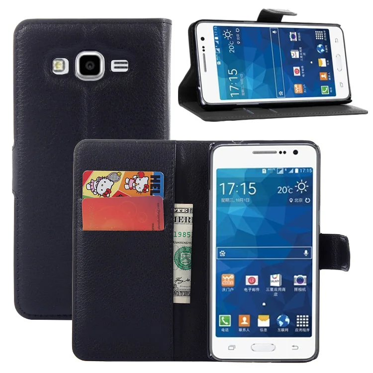 Чехол книжка из искусственной кожи для Samsung Galaxy Grand Prime G5308W G530 флип кошелек чехлы с