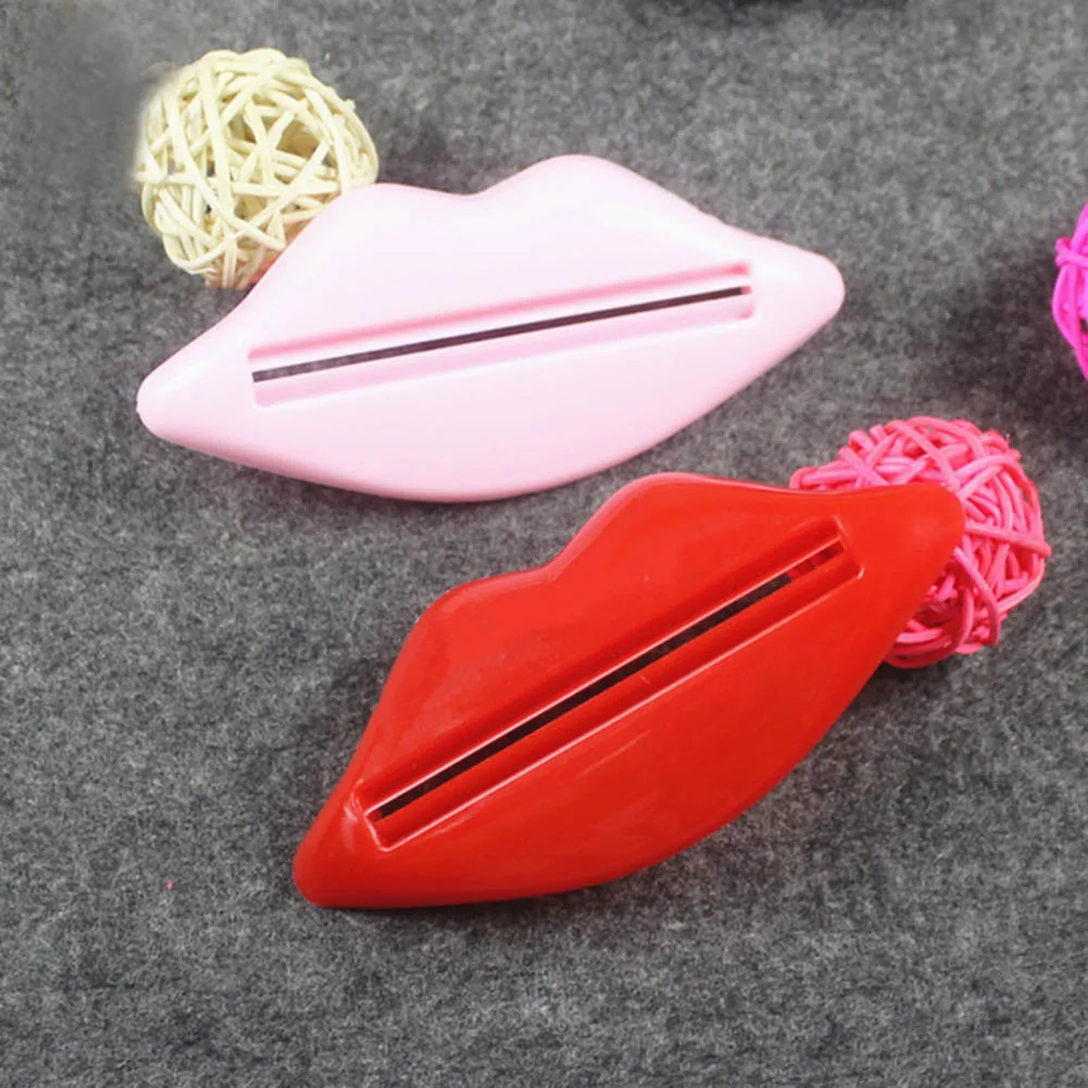 

Hot Sale 2 Pcs Kiss Lip Toothpaste Squeezer Easy Press Tube Dispenser Gadget