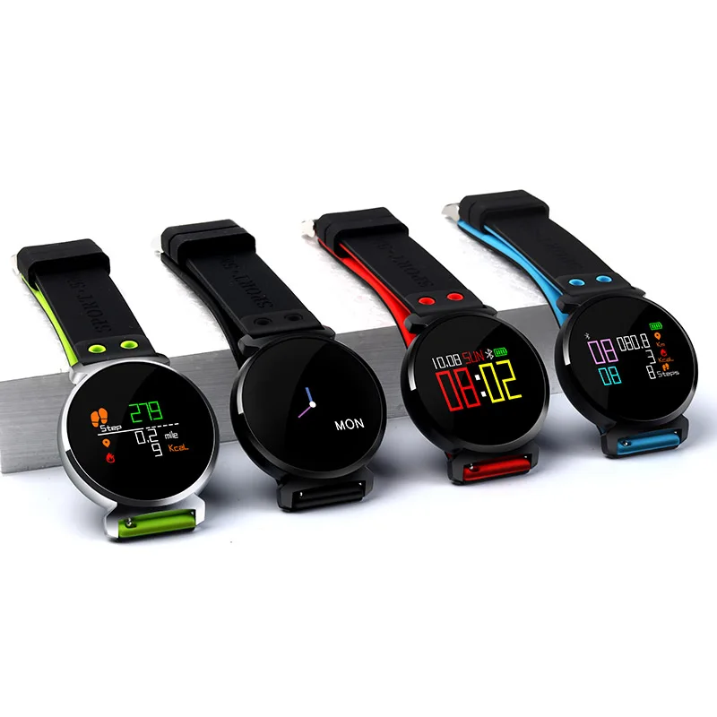 Interpad K2 Bluetooth Smart Watch IP68 Водонепроницаемый красочные OLED Smartwatch крови Давление