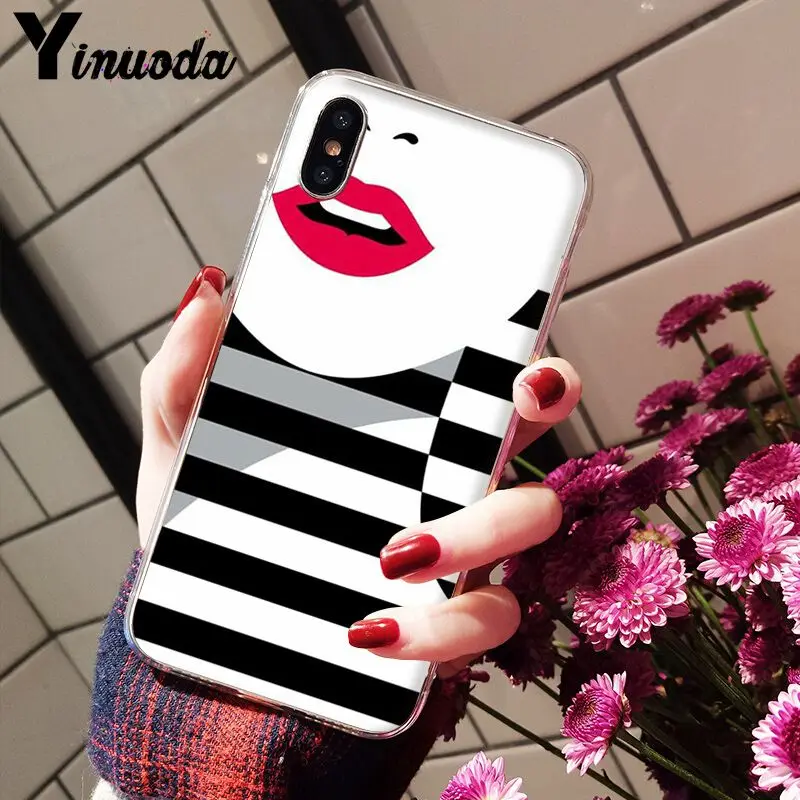 Fashion pop stripe lady