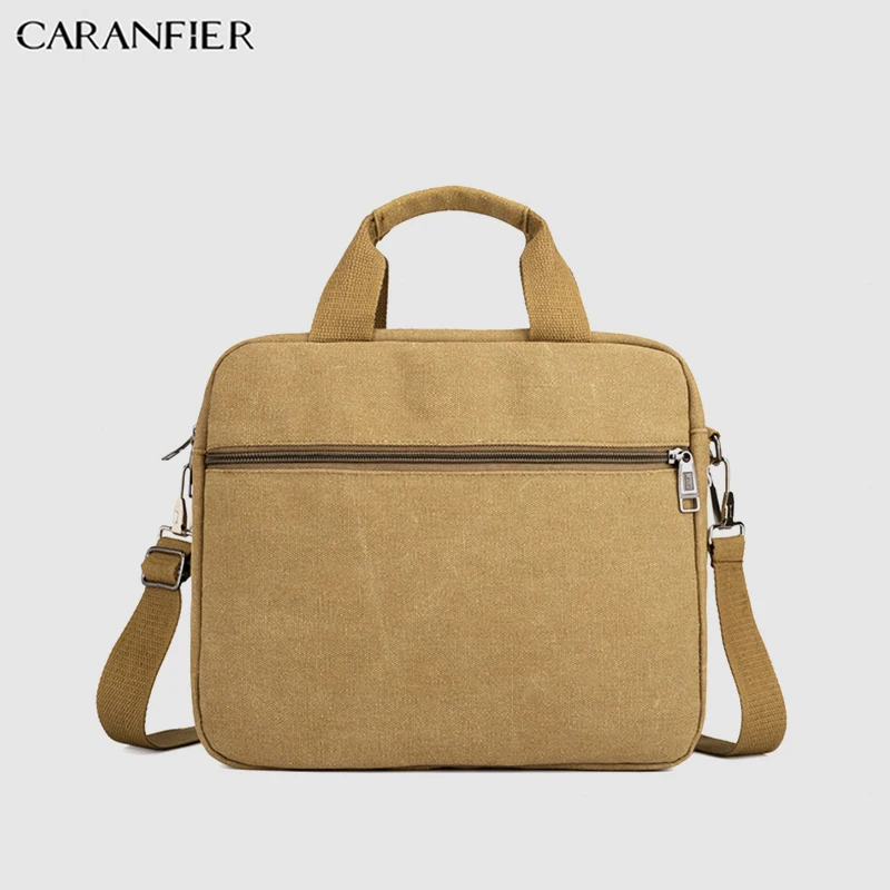 CARANFIER رجل حقيبة عارضة قماش حقيبة ساع سعة كبيرة في الهواء الطلق السفر أكياس وثيقة محمول شنطة كتف 2019 CARANFIER رجل حقيبة عارضة قماش حقيبة ساع سعة كبيرة في الهواء الطلق السفر أكياس وثيقة محمول شنطة كتف 2019