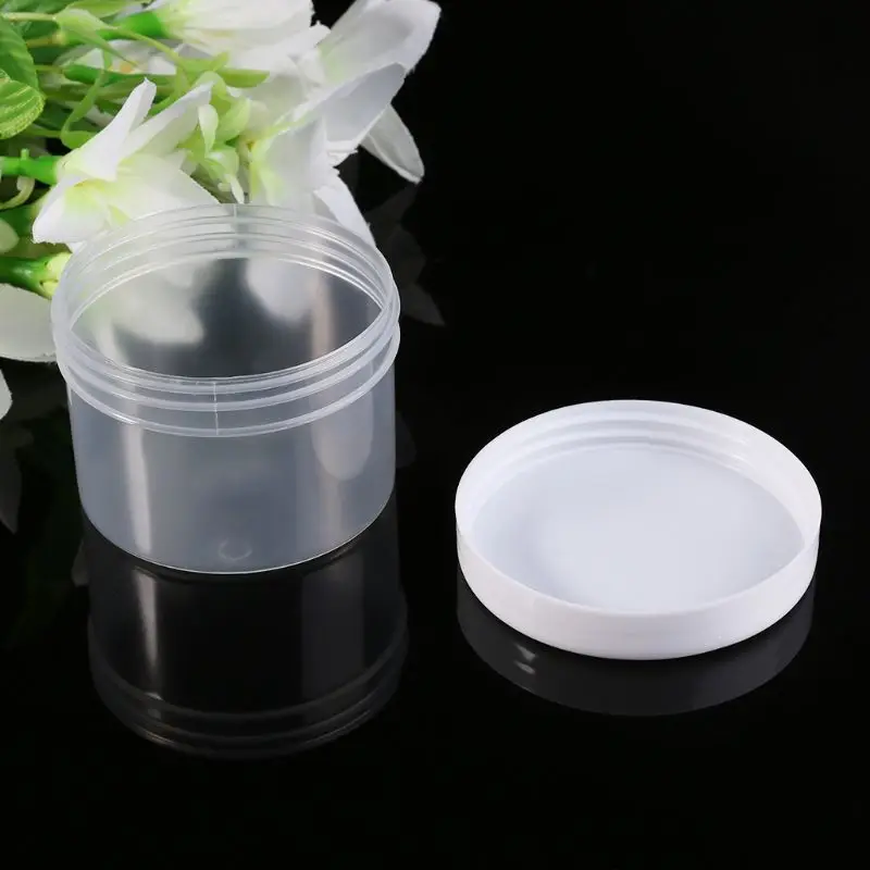 150 مللي علب فارغة مع غطاء لولبي Tranparent المنظم ل الوحل ضوء الطين ماكياج جرة التجميل وعاء زجاجة كريم مسمار مربع 150 مللي علب فارغة مع غطاء لولبي Tranparent المنظم ل الوحل ضوء الطين ماكياج جرة التجميل وعاء زجاجة كريم مسمار مربع