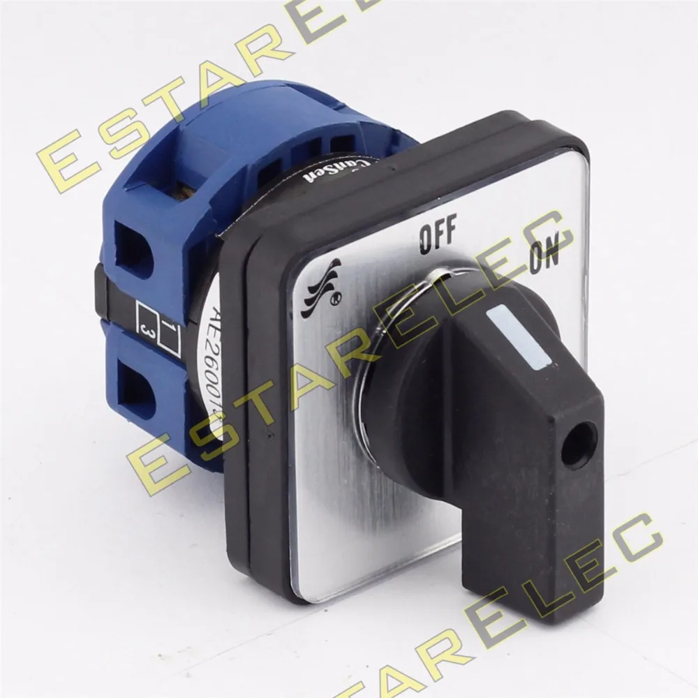 

Doggy for sale 25A Cam Switch OFF-ON 2 position 1 Poles 2 terminals (CE, TUV, RoHS, CCC)
