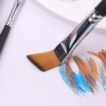 9 шт./компл. акварель гуашь Краски кисти разных наклонная острым набор нейлоновых волосяных Краски ing кисти комплект, принадлежности для живописи