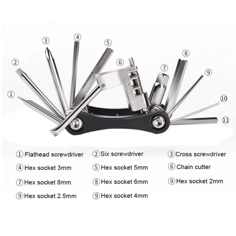 Excellent For bicycle Multi-function Bike Bicycle Repair Tool cycling equipment 3