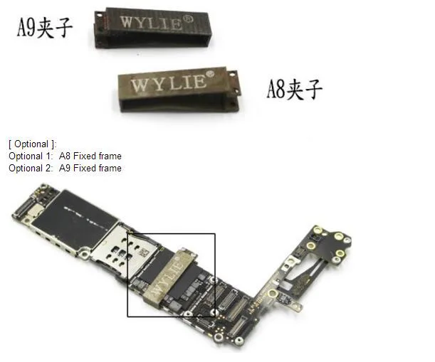 Возняк для iPhone 6 6S A8 A9 cpu фиксированная рамка решить неполный сварной шов