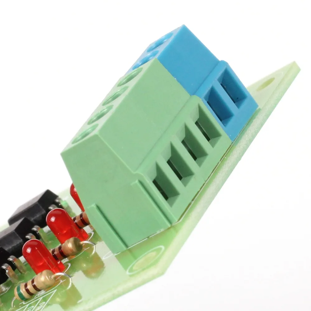 Изолятор оптопары 5 В до 24 В ПЛК преобразователь сигнала Уровень напряжения доска 4 бит уровень сигнала преобразователь напряжения доска