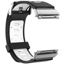 Двойной Цветной сменный силиконовый ремешок+ адаптер для часов для Fitbit Ionic oct.16