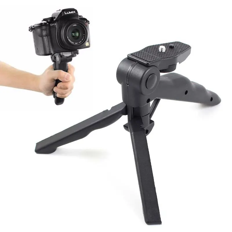 Universal Mini Camera Stand Tripod for Go Pro Hero 5 4 3+ Xiaomi Yi 2 II 4K SJcam SJ4000 Sony Action Cam Monopod Accssories