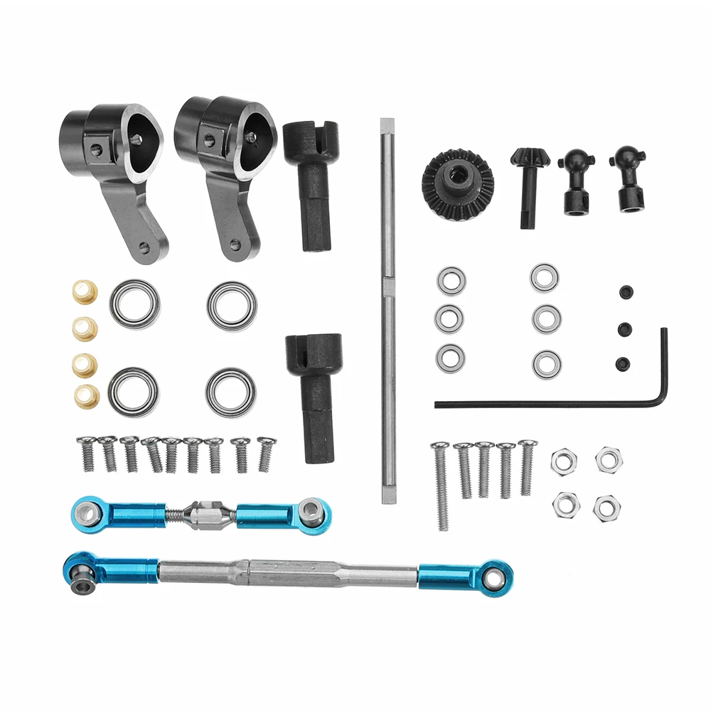 

Hot New WPL Truck Update Metal Gear Bridge Axle Set For B1 B24 B16 C24 1/16 4WD 6WD RC Car Remote Control Models Parts