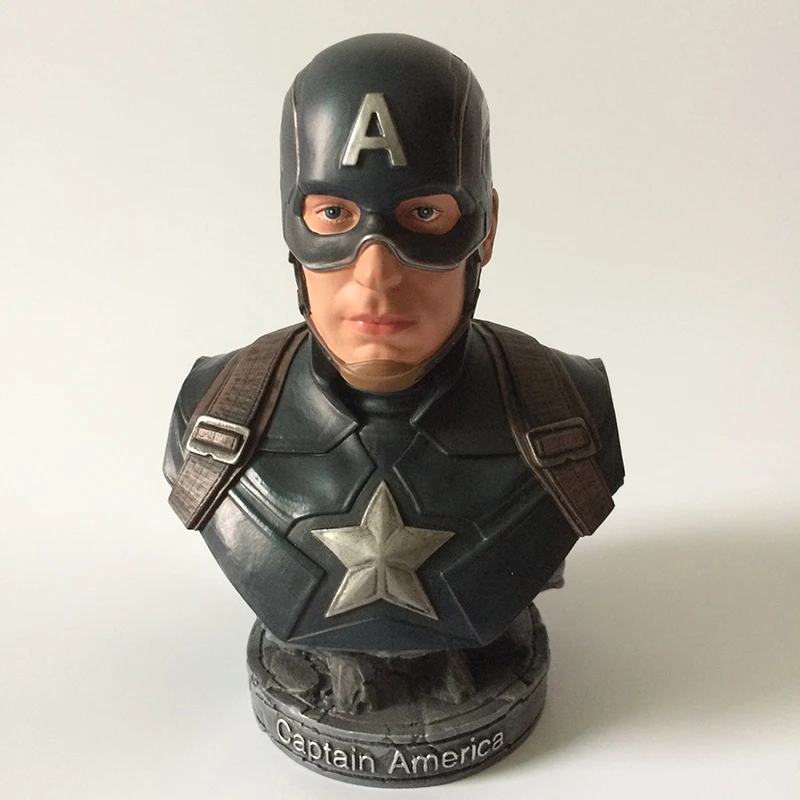 Captain America Bust Resin Action Figure 1/8 scale painted figure Bust Captain America Resin