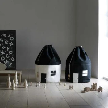 

Super Lovely small house storage bag Children Toy storage bin Home Clothing storage basket