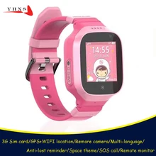 IP67 Waterproof Smart 3G Wifi GPS Tracker Child Kids Watch Remote Monitor Camera SOS Call Anti-lost Smartwatch For iOS Android