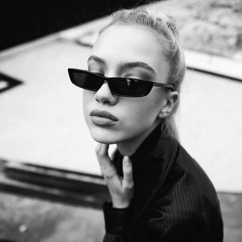 

Vintage Rectangle Sunglasses Women Luxury Brand Designer Sun Glasses Retro Small Red Ladies Sunglass Black Eyewear Oculos De Sol