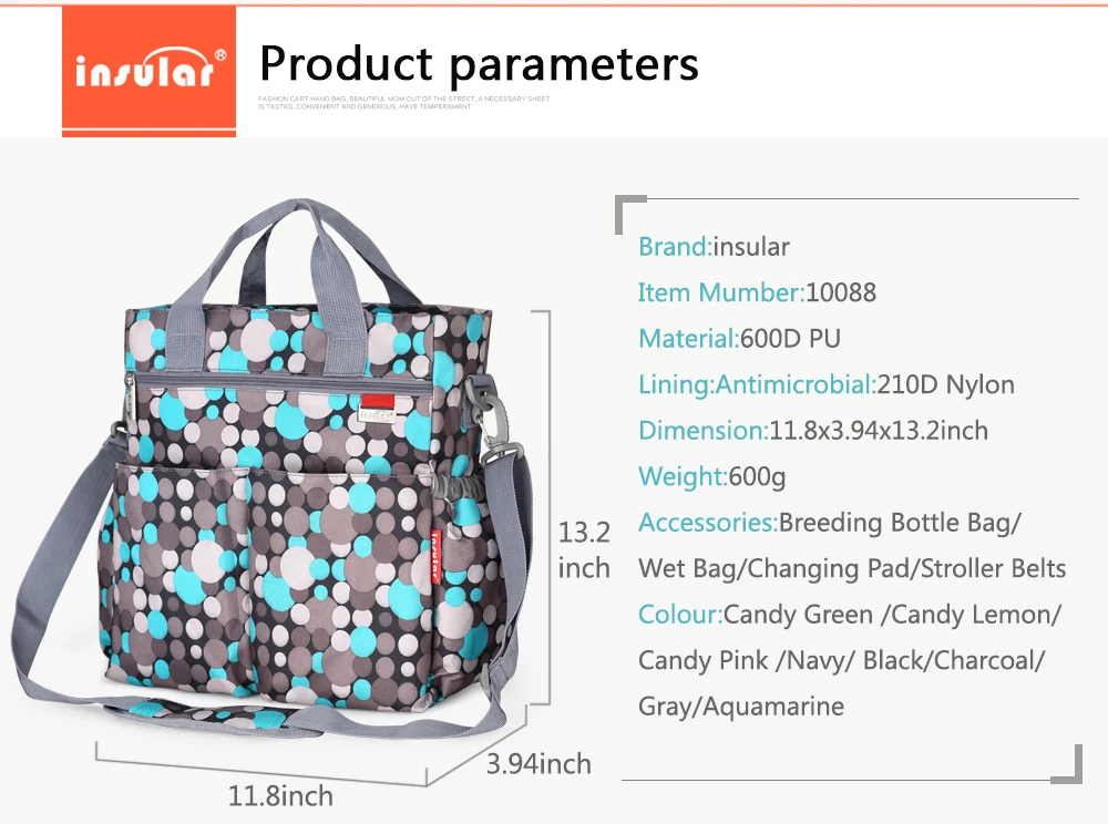 Модная сумка для детских подгузников, многофункциональные сумки для подгузников, водонепроницаемая сумка для мамы, сумка для мамы, сумка для коляски