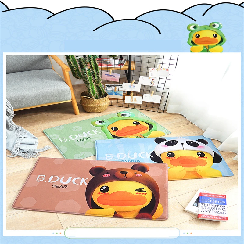 

AOVOLL Small Yellow Duck Rubber Anti Slip Doormats Door Entry Front Door Mats Outdoor Entrance Indoor Kitchen Mats For Floor
