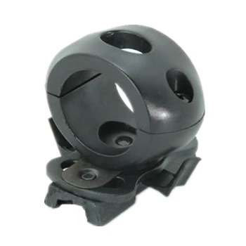 Taktyczne kask części pojedynczy zacisk do montażu na 25mm 1 #8217 flashlight z tworzywa sztucznego glejowe czarny DE FG tanie i dobre opinie Helmet clamp mount black DE FG Plastic glial
