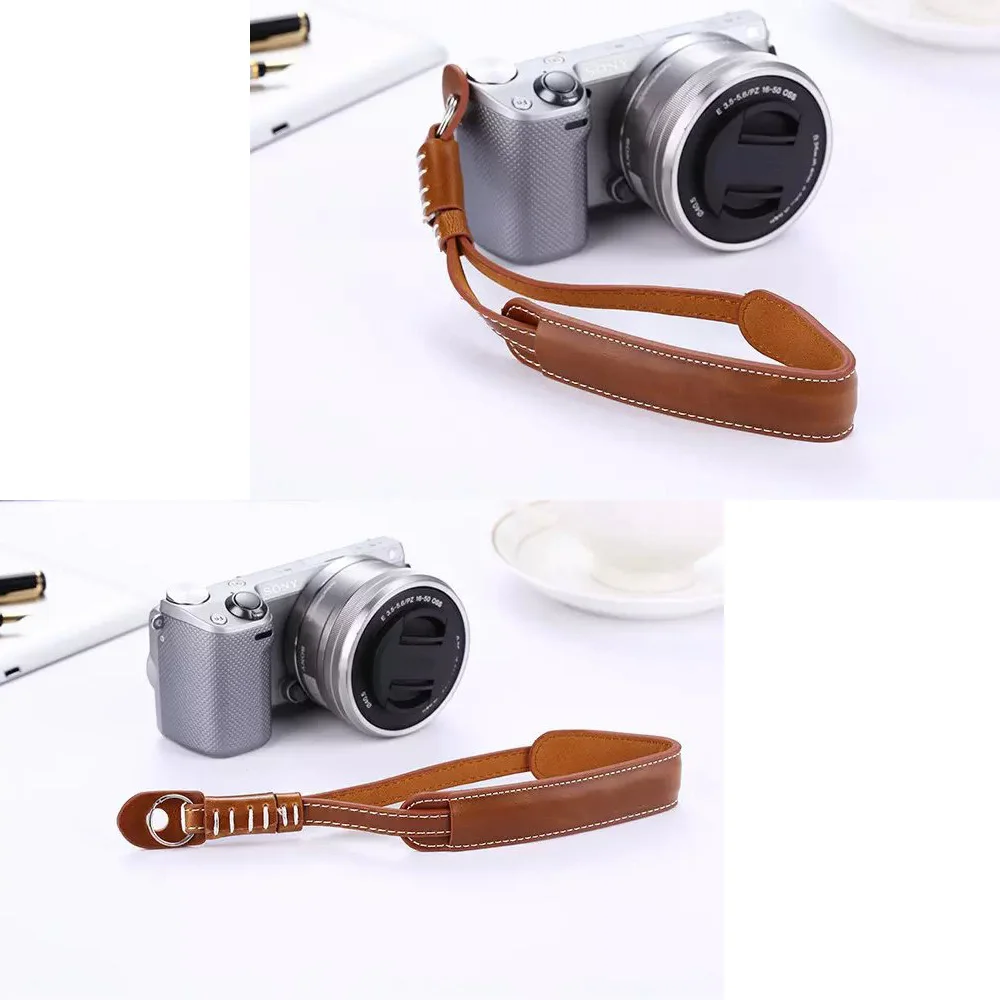 Камера ремешок на запястье кожаный шнурок для Nikon J5 J4 J3 J2 V1 V2 V3 P7700 P7800 P900S B700 B500