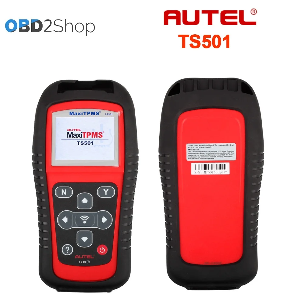 Autel MaxiTPMS TS501 TPMS Tool with OBDII Adapters Tire Pressure