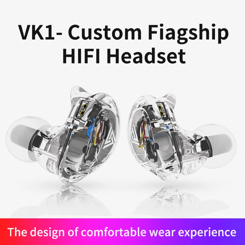 Наушники вкладыши Pizen QKZ VK1 Hi Fi DJ монитор Спортивная гарнитура для бега наушники с 2