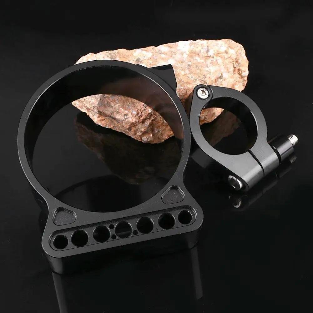

Black 2Pcs/Set Mounting Bracket Speedometer Bracket Universal Durable Speedometer Holder Support Relocation for Harley