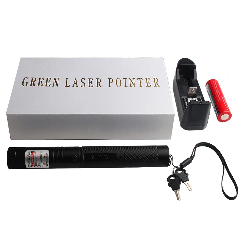 303 Red & Green Double Colors Laser Combo Pointer Pen RL3-0023-12