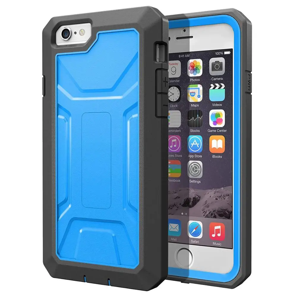 

JOYLINK Heavy Duty Case For iPhone 6 6s Dual Layer Complete Protection Hybrid Case with Built-In Screen Protector