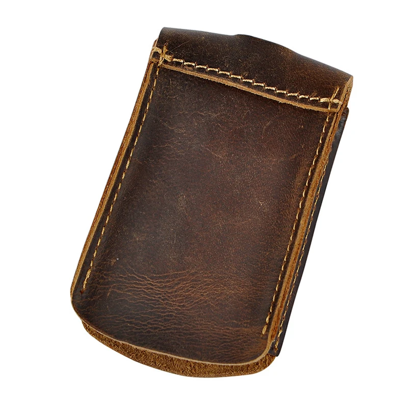 Чехол для ключей Crazy Horse из воловьей кожи мужчин и женщин|key case|car key casekey holder |