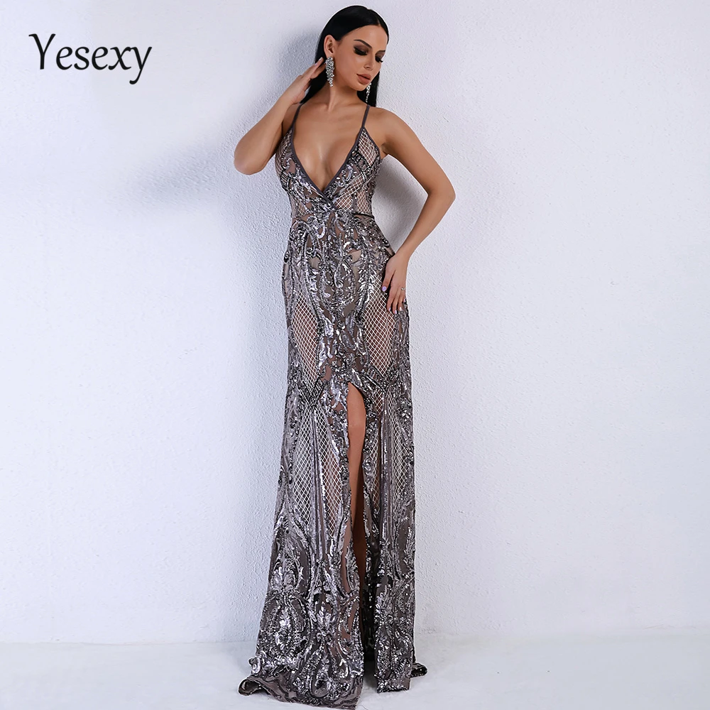 Dress with see through middle Clearance