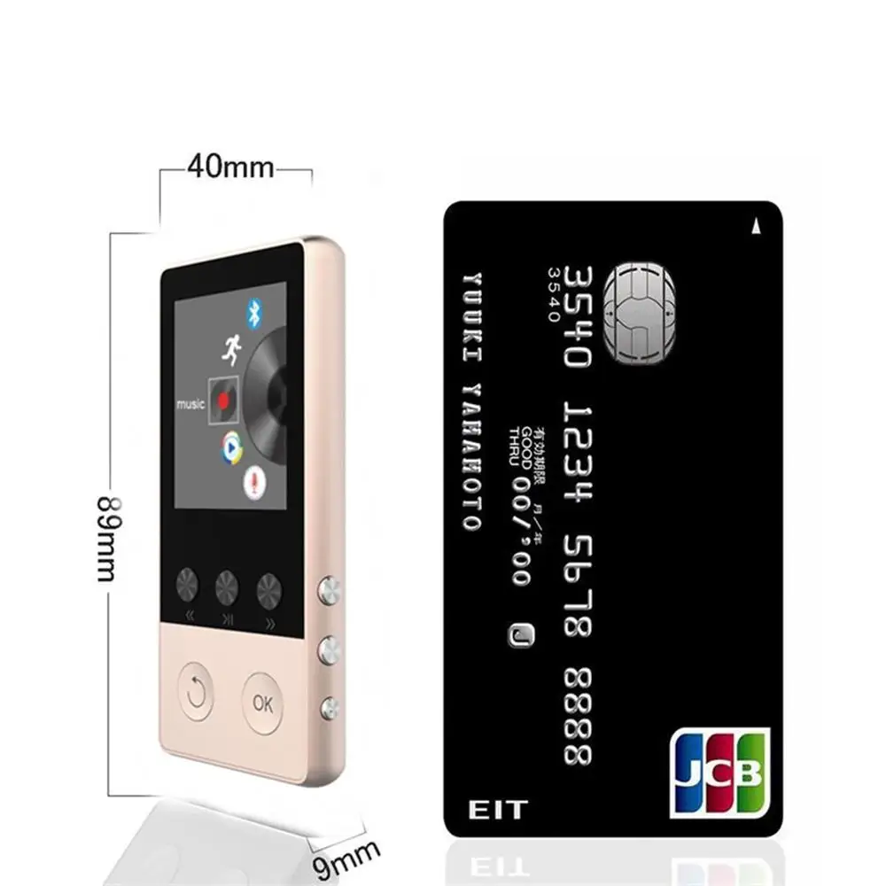 Bluetooth MP4 плеер 8 ГБ с 1 дюймовым экраном может воспроизводить 80 часов FM радио