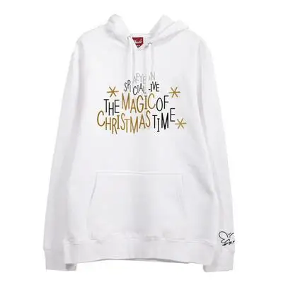Модные пуловеры флисовые толстовки для девочек с принтом taeyeon the magic of christmas time|fashion