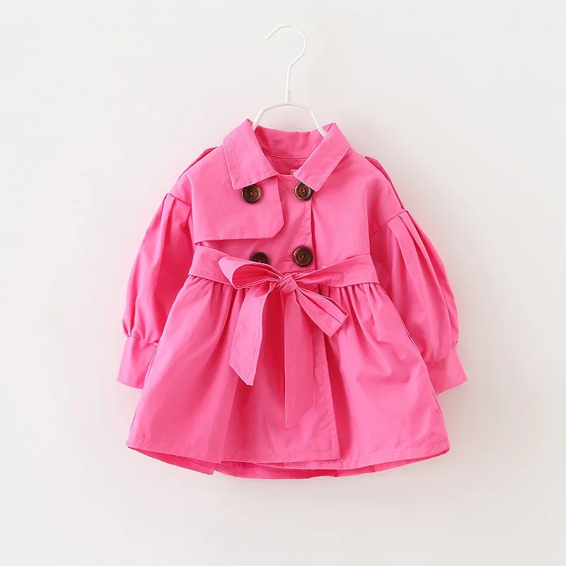 

2018 Fashion Children's Garment Windbreaker Casual Girl Loose Coat jackets coats long winter jacket for girls